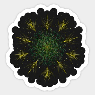 floral mandala Sticker